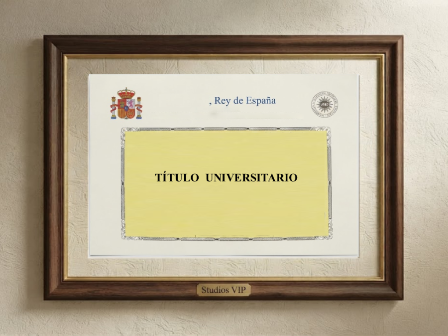 Réplica título universitario